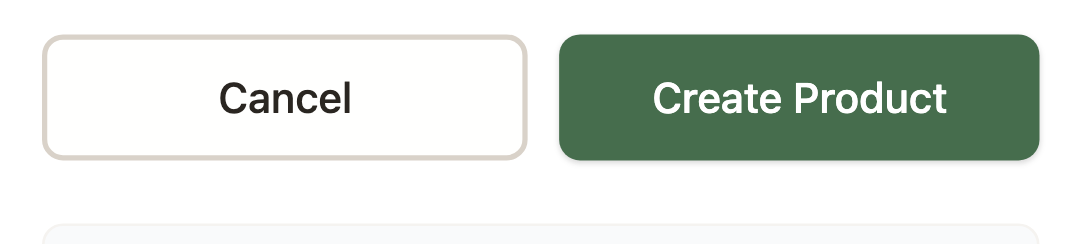 The Add New Product form on a phone, with all fields in one scrolling column instead of tabs.